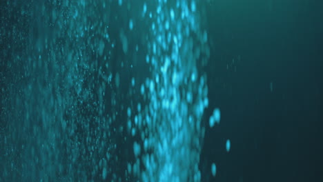 salpicaduras de agua azul abstractas