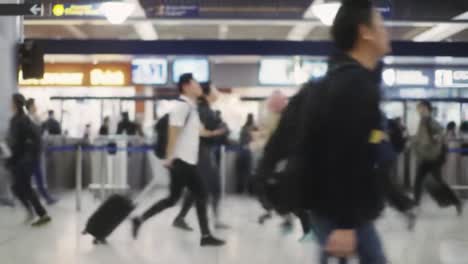 busy airport terminal