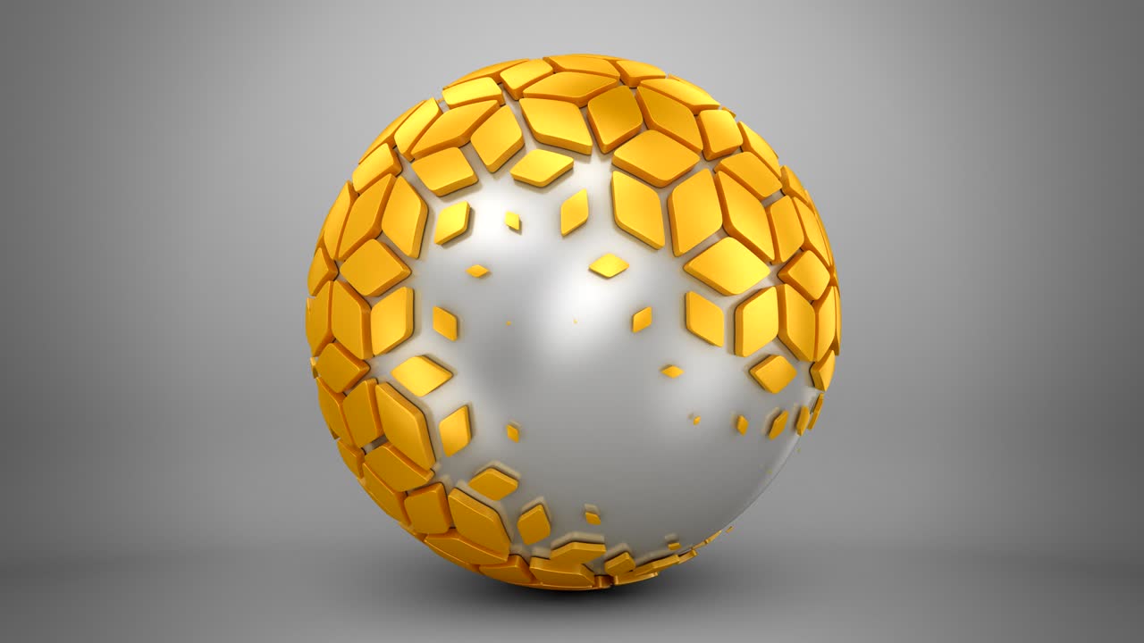 애니메이션 된 기하학적 모양