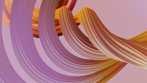 abstract colorful pastel swirl, natural curve art background. curved and wavy pattern with candy texture and subsurface scattering. 3d render loop