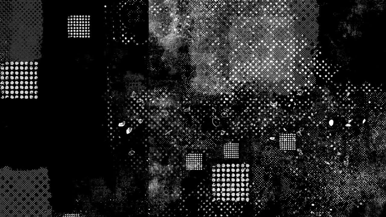 animación de fondo abstracta con rayas blancas y negras y formas geométricas que cambian rápidamente las imágenes