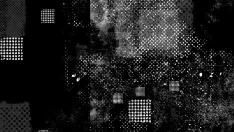 abstract background animation with black and white stripes and geometric shapes quickly changing images