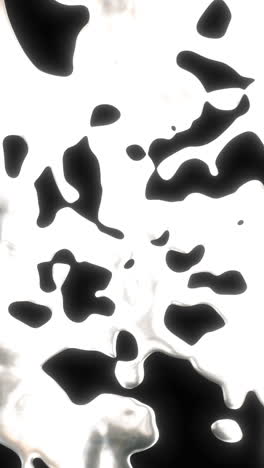 abstract black and white liquid pattern