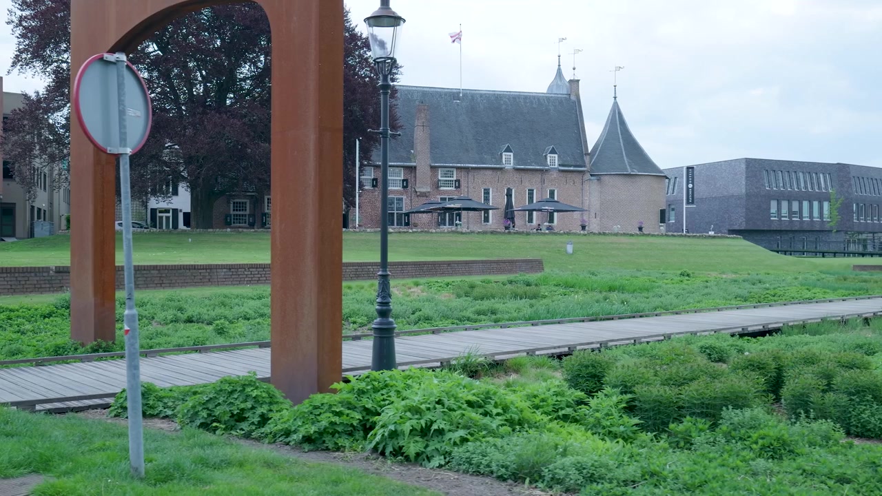 Historisches Gebäude und Parkanlage in Zutphen, Niederlande