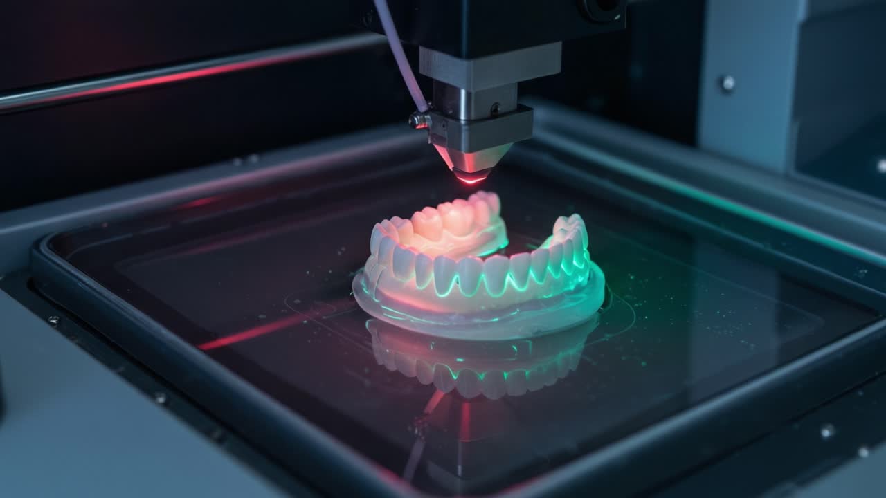 Advanced 3D Printing Technology in Action: A Clear Insight into the Creation of Detailed Dental Models Using Precision Laser Techniques