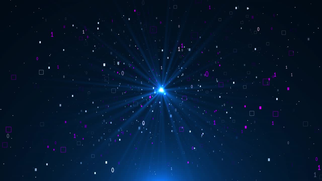 4k digital cyberspace particles data network connections matrix background abstract technology data