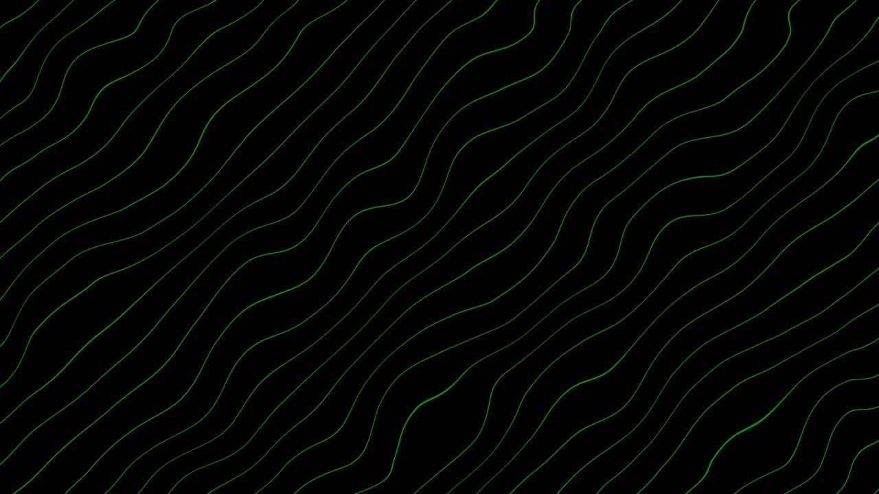 Abstract Wave Lines, Particle lines turbulence, Particle Connection Network, Wave Pattern, Pattern Prism Glitch Curve, Lime Color