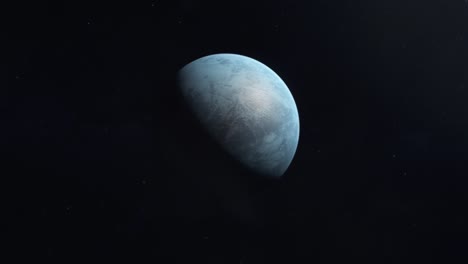 approaching a cloudy hycean water world exoplanet