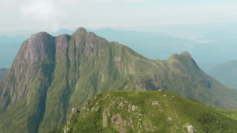 Highest-brazilian-rain-forest-tropical-mountains,-Pico-Caratuva-and-Pico-Paraná,-Brazil,-South-America