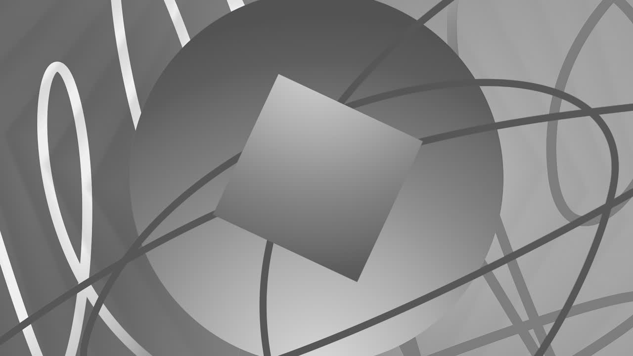 formas geométricas abstractas en escala de gris