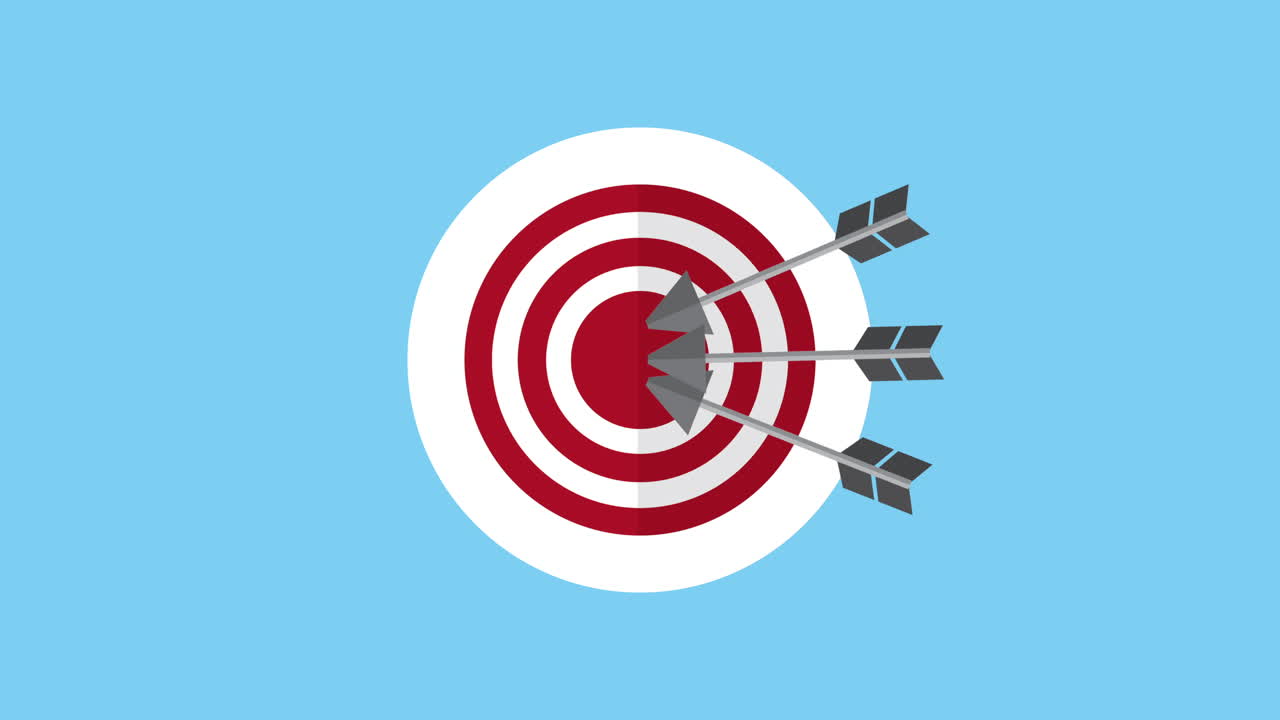 화살표로 목표를 성공