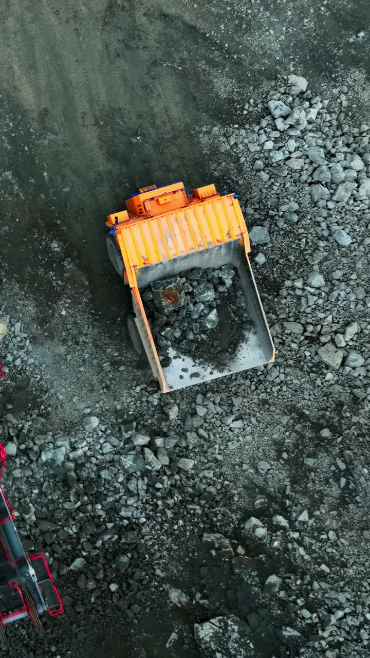 Dump Truck at a Quarry