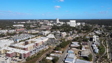 Tallahassee-Florida-Aerial-View-on-a-Sunny-Day-Dolly-Backward
