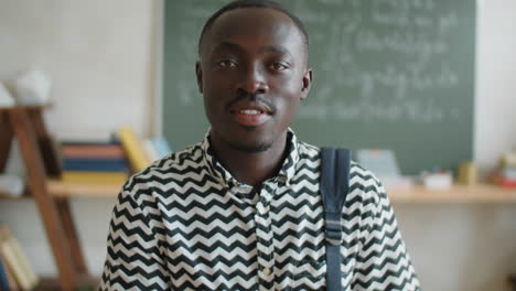 Portrait-of-Afro-American-Male-Student-in-Classroom