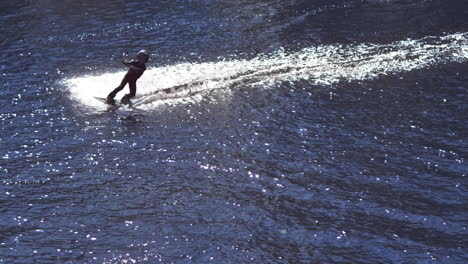 boy riding on wakeboard