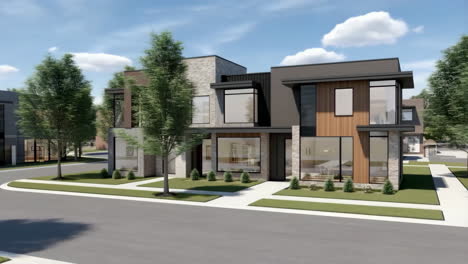 modern house exterior