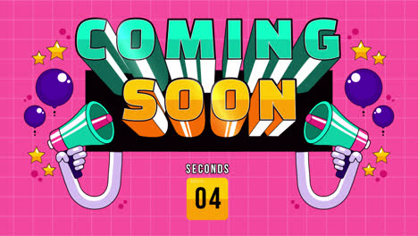 coming soon countdown graphic design