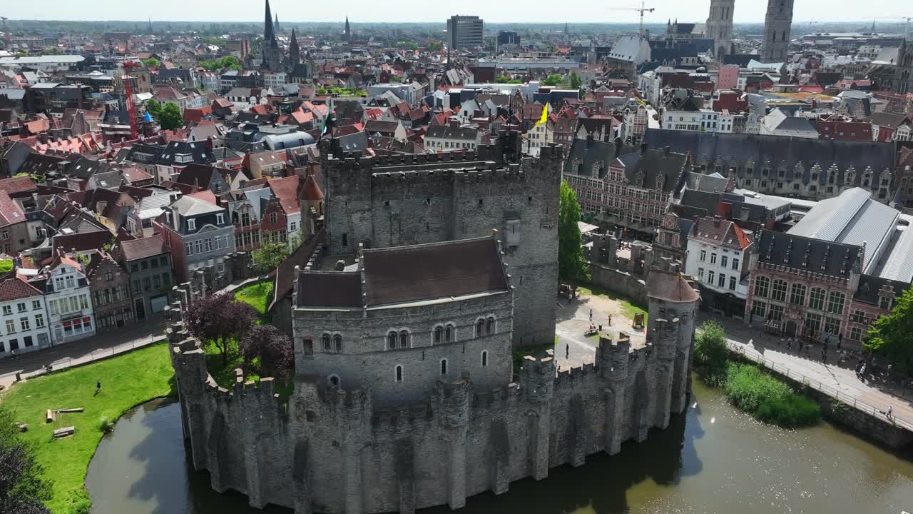 Gravensteen Slot, Østflandern, Gent, Flandern, Belgien, juni 2022