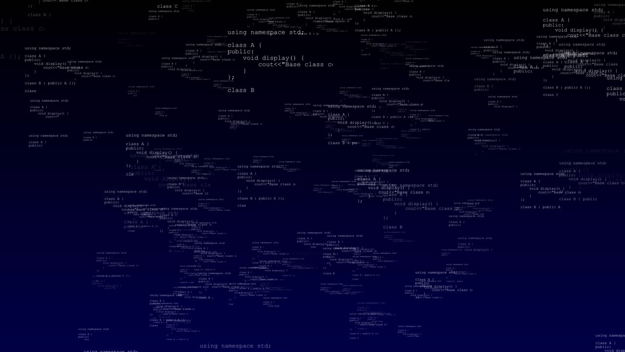 Computer Code Background