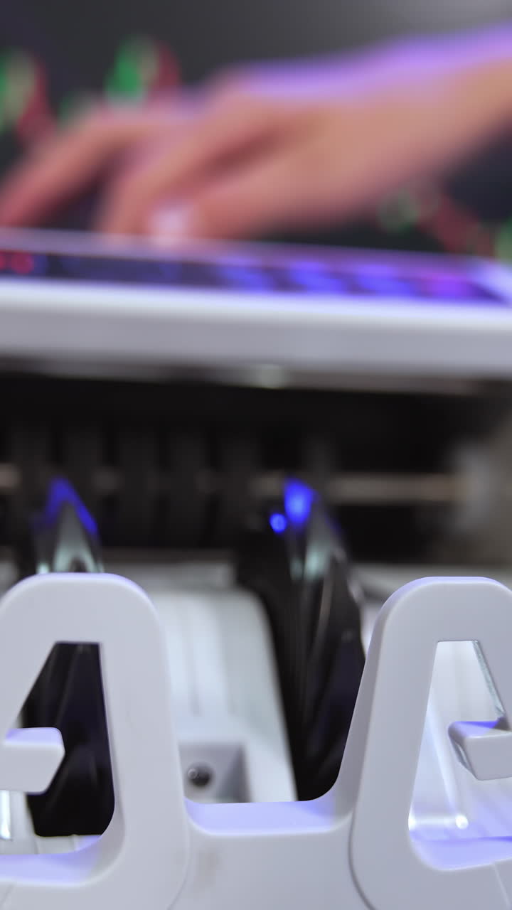 Counting Euro Banknotes with a Counting Machine