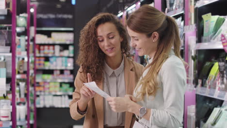 Girlfriends In Cosmetics Store