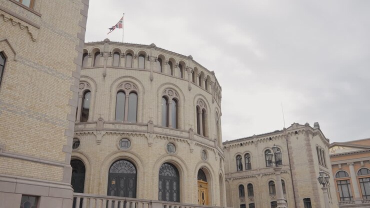 Palazzo del Parlamento Norvegese a Oslo