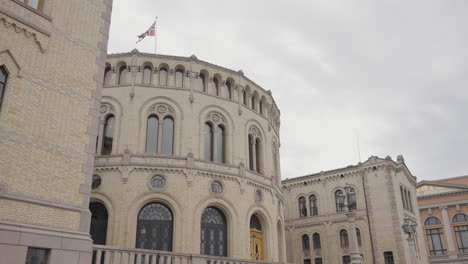 norwegian parliament building in oslo