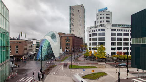 Paisaje-Urbano-De-Otoño-De-Eindhoven