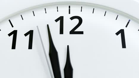 clock close-up white color.