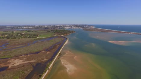 The-lagoon-of-Albufeira-and-Alvor,-Portugal