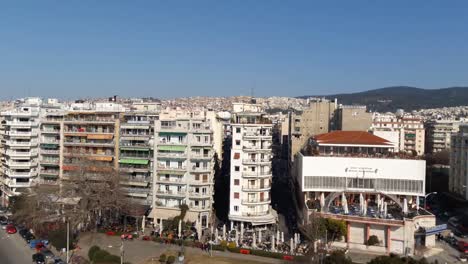 view of thessaloniki greece as seen from the white tower