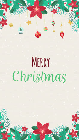 merry christmas card design