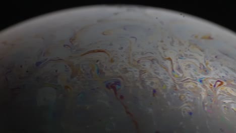 vista abstracta de la superficie multicolor del planeta de ciencia ficción