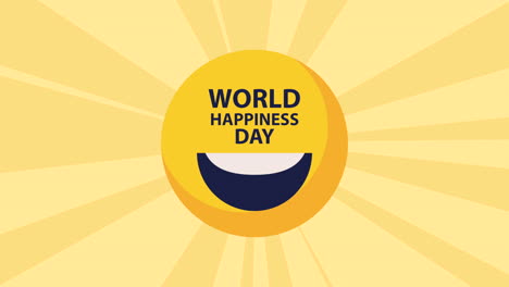 world happiness day graphic design