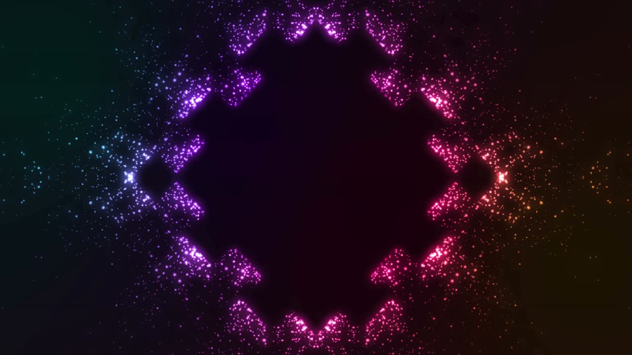 추상적인 반이는 입자 배경 루프