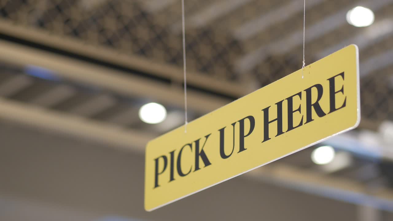 Pick Up Here Sign