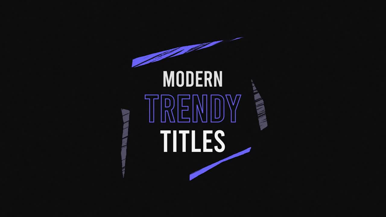 Energetic Hand Drawn Scribble Titles with Dynamic Vibrant Text Animation