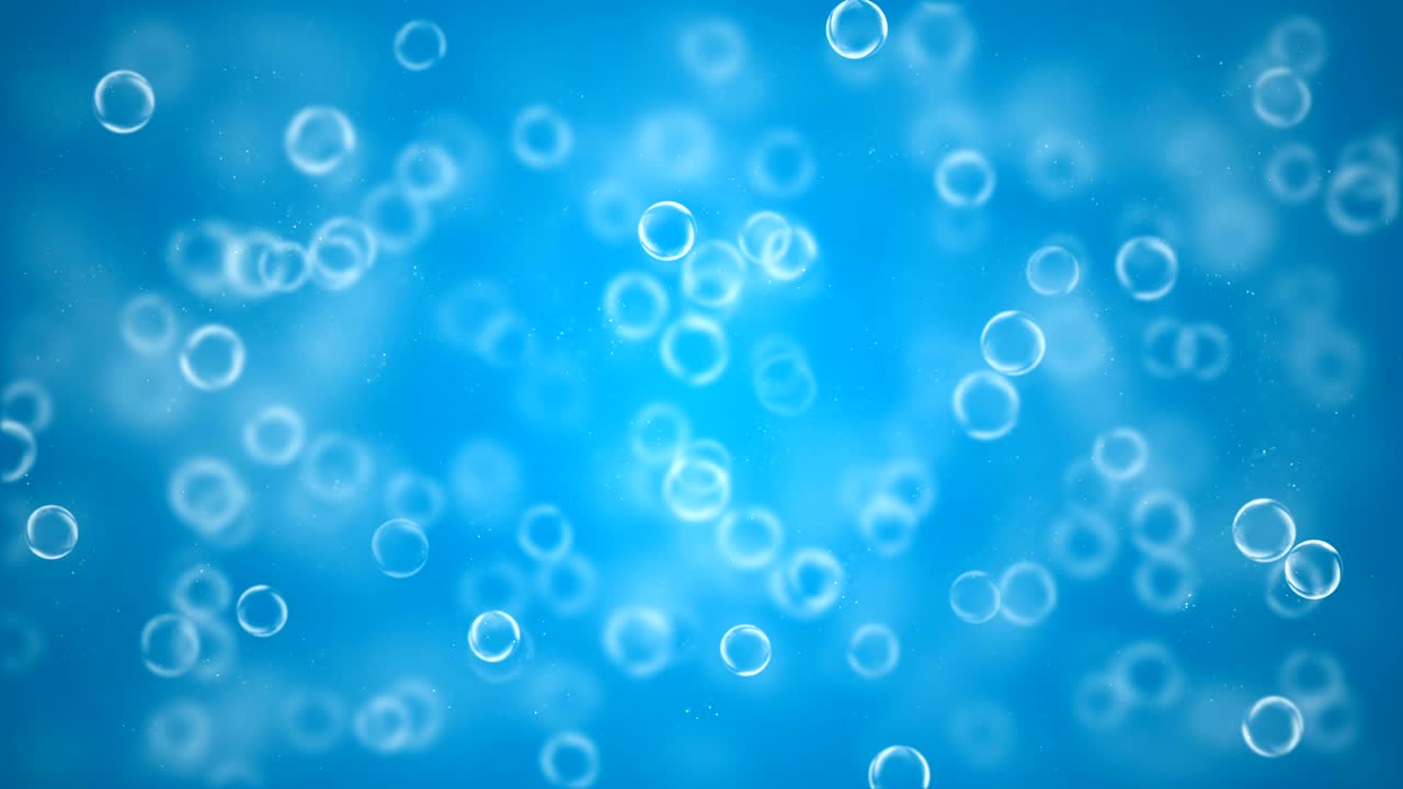 4k resulation bubbles background - seamless loop stock video