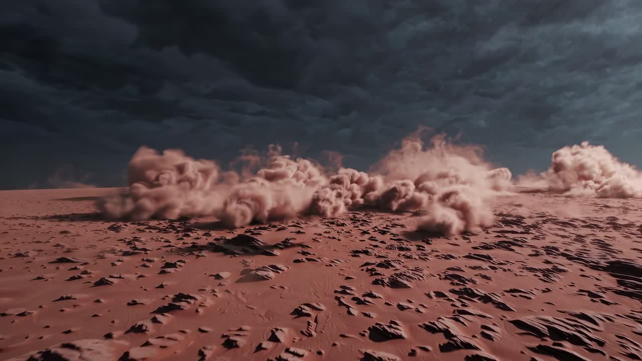 Tempesta di polvere del deserto