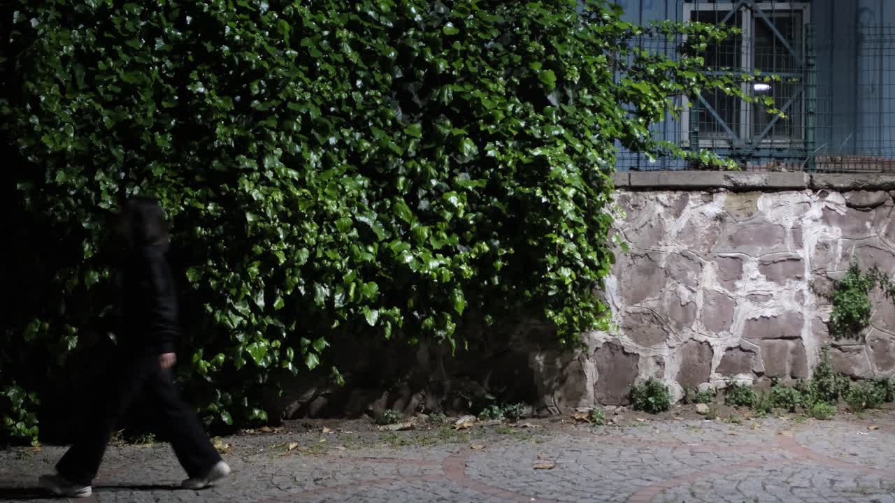 ночная прогулка девочки