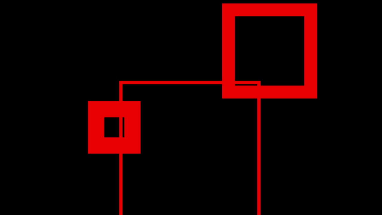 Shape animation square motion graphics