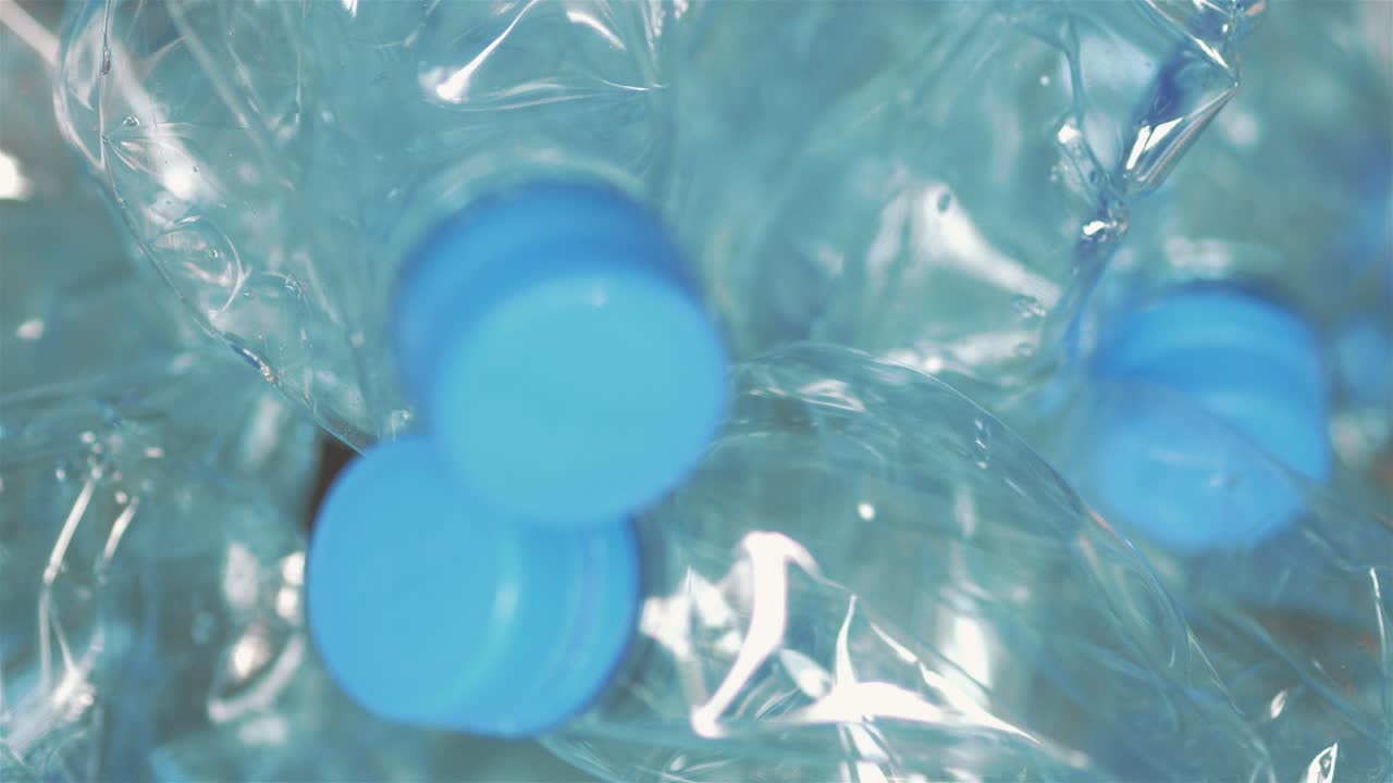플라스틱 병 loopable 배경 4k