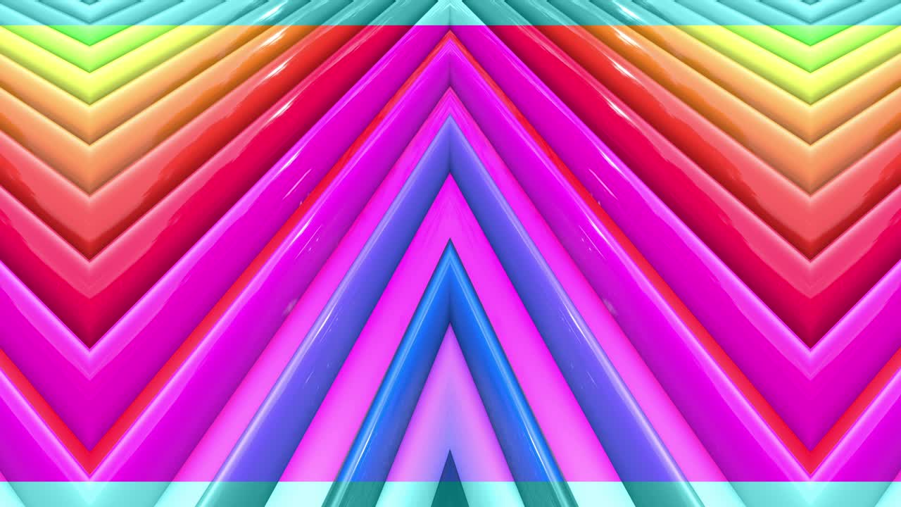 las rayas multicolores del arco iris se mueven cíclicamente. 33