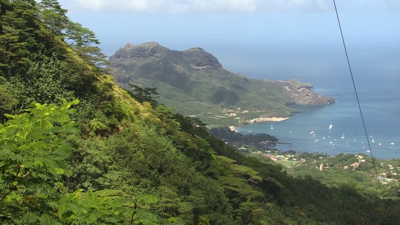 taiohae bay, nuku hiva, marquesas islands, 프랑스령 폴리네시아