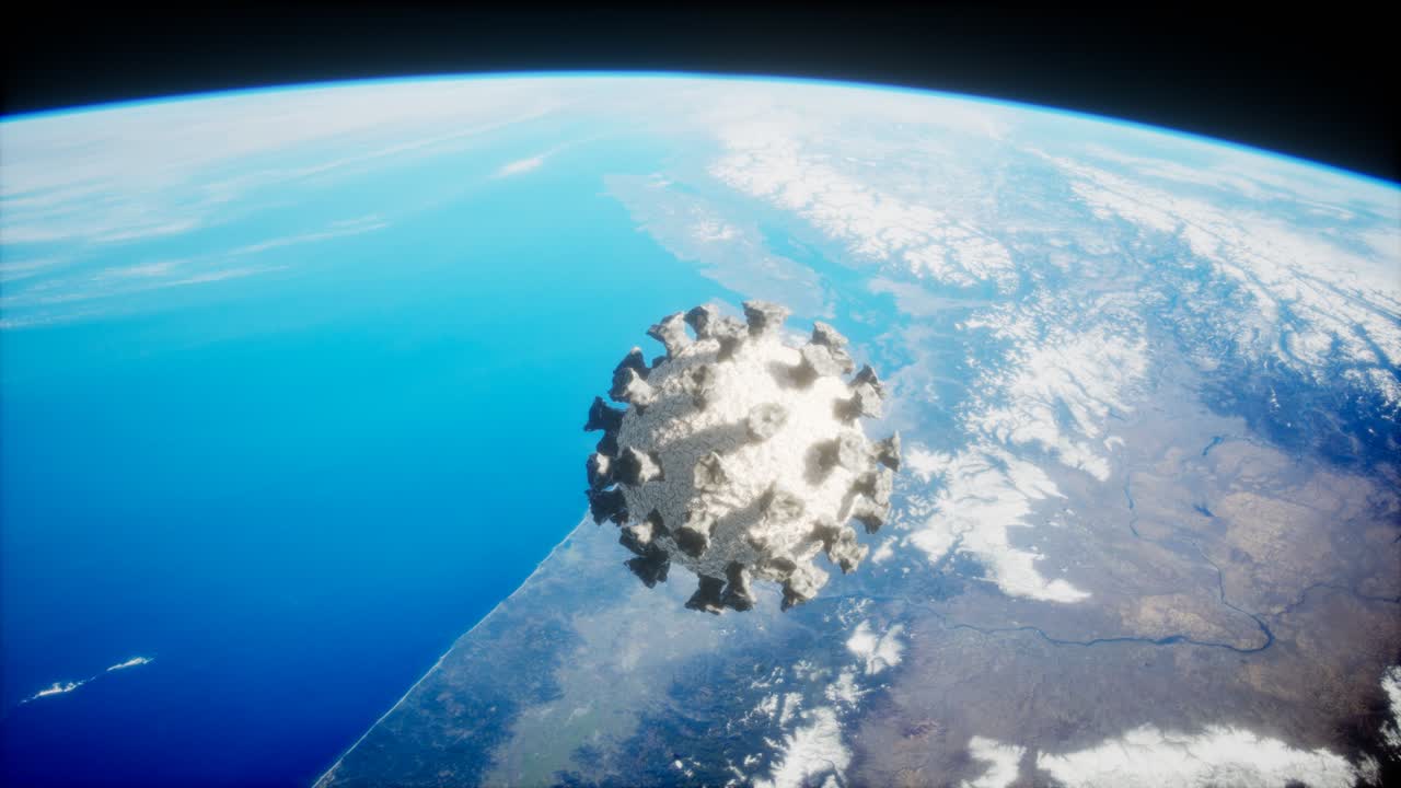 coronavirus covid-19 en la órbita de la tierra