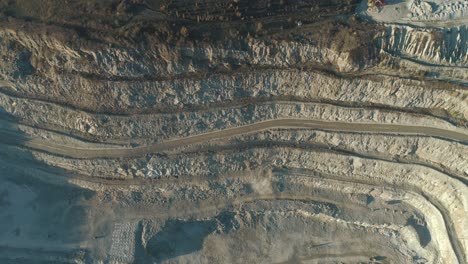 aerial view of a quarry