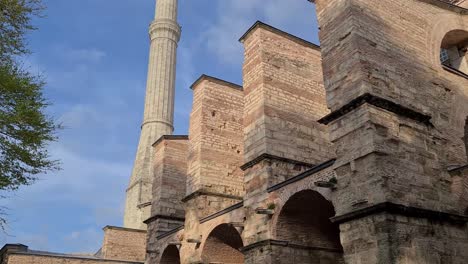 hagia sophia mosque, ayasofya cami close view