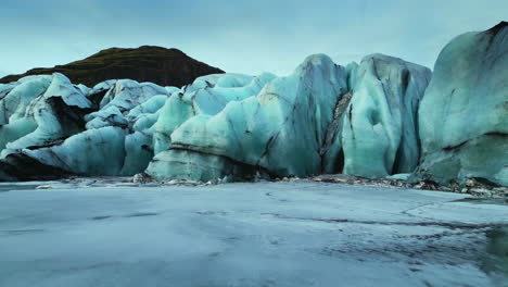 majestic vatnajokull glacier in iceland