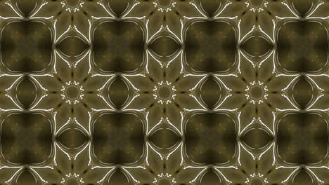 3d looped abstract ornate decorative background. hypnotic kaleidoscope.