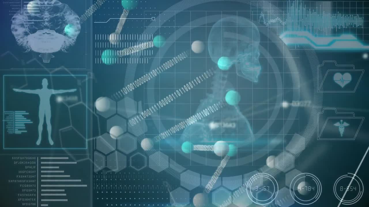 기술과 데이터 프로세싱으로 뇌의 애니메이션